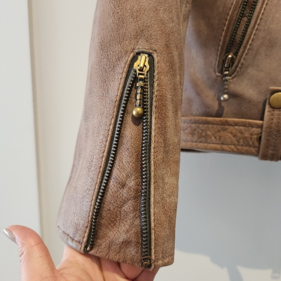 Aged Straight to Hell "Commando" Moto Jacket - Picture 6 of 12